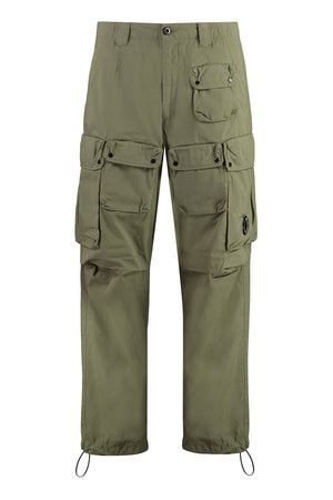 Multi-pocket cotton trousers-0